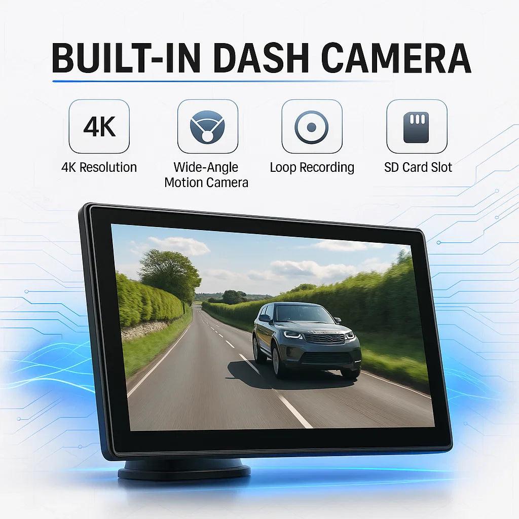 SmartDash™ CarPlay Tablet 7" - Wireless Display with GPS & Bluetooth