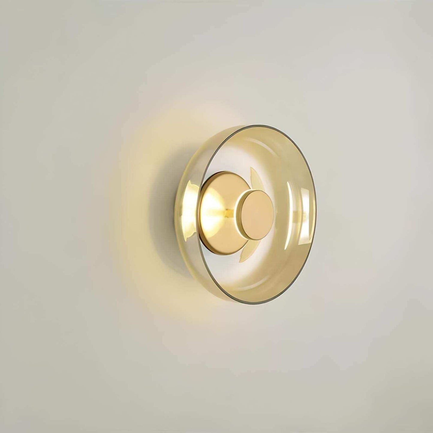 Aurora Wall Lamp - Glass and Metal LED Wall Light