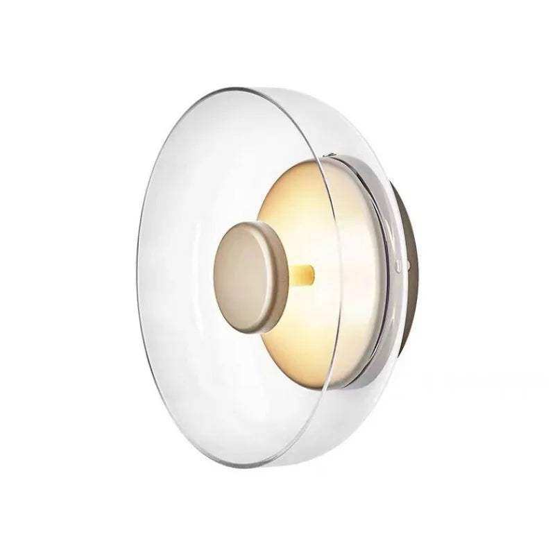 Aurora Wall Lamp - Glass and Metal LED Wall Light