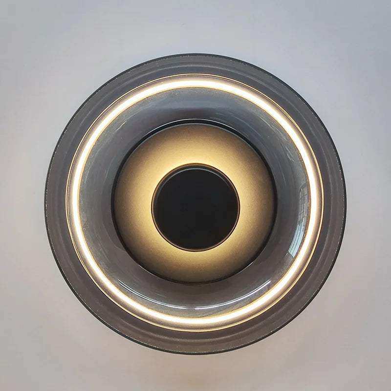 Aurora Wall Lamp - Glass and Metal LED Wall Light