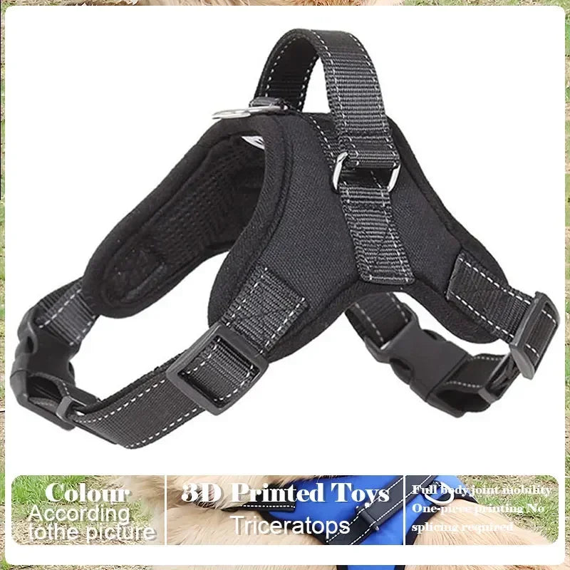 No-Pull Dog Harness with Control Handle - Reflective