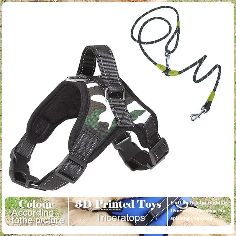 No-Pull Dog Harness with Control Handle - Reflective
