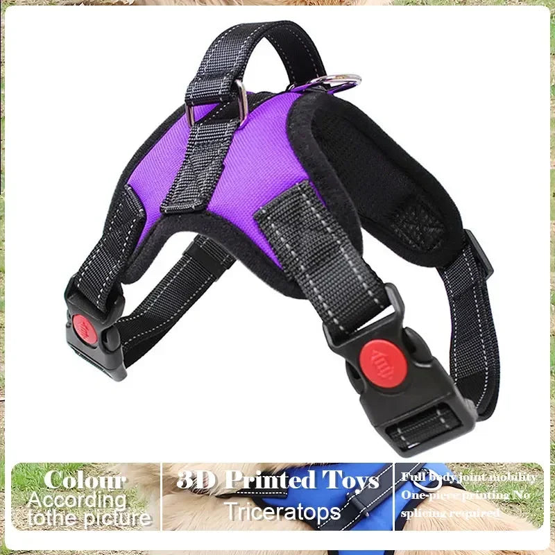 No-Pull Dog Harness with Control Handle - Reflective