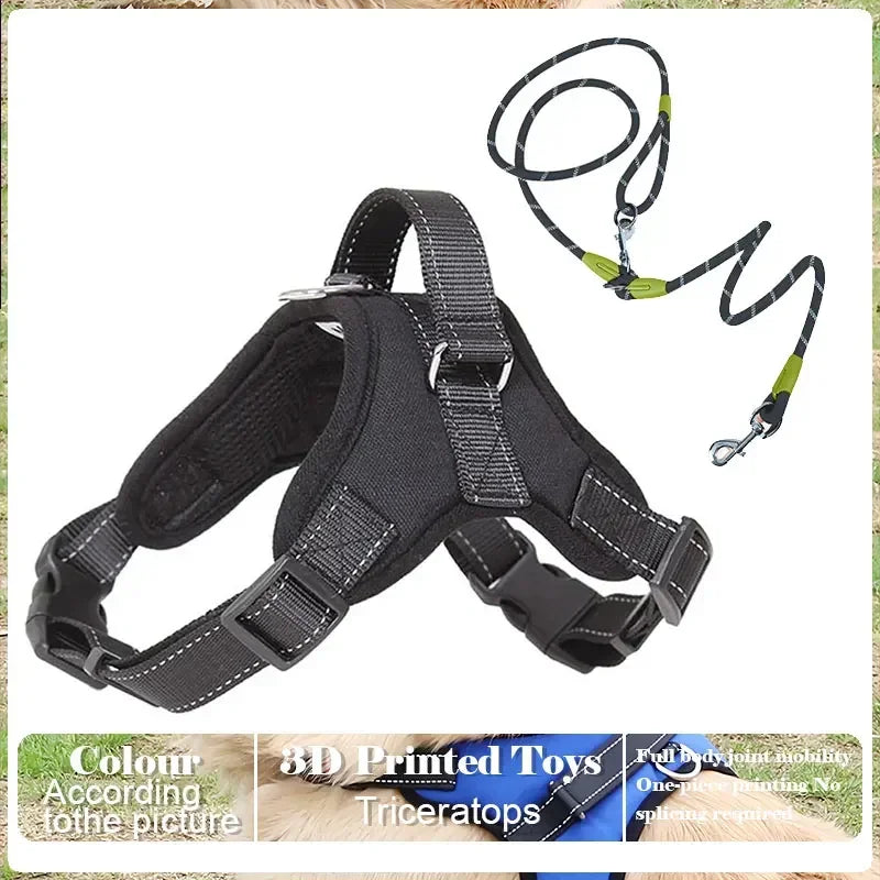 No-Pull Dog Harness with Control Handle - Reflective