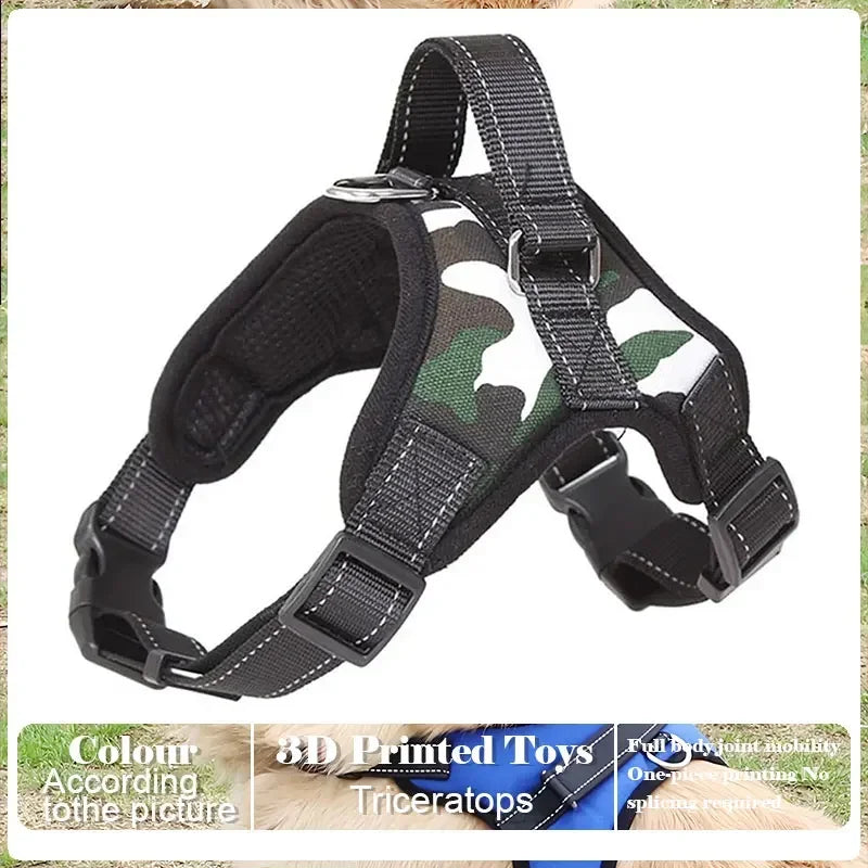No-Pull Dog Harness with Control Handle - Reflective