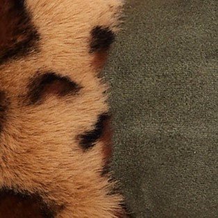 Cadhla Faux Suede And Fur Cuffed Touch Screen Gloves β Green - Bascora