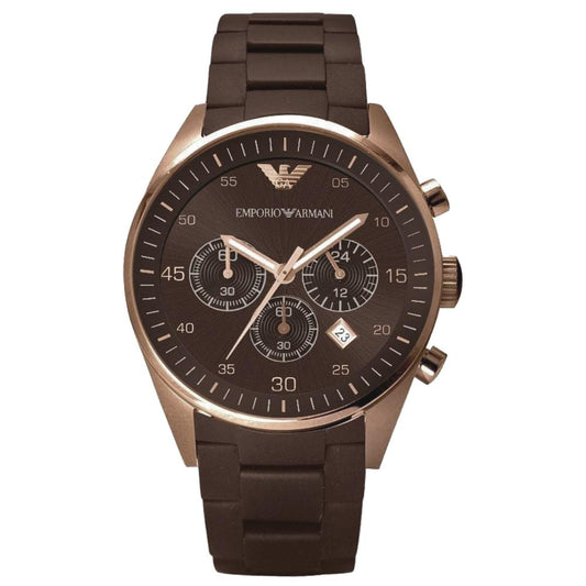 Reloj cronógrafo marrón para mujer Emporio Armani AR5891