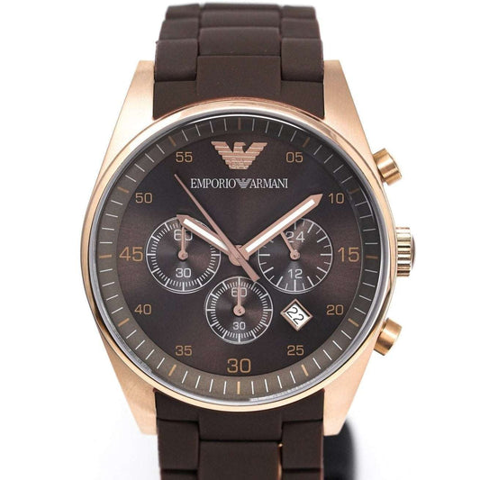 Reloj cronógrafo marrón para mujer Emporio Armani AR5891