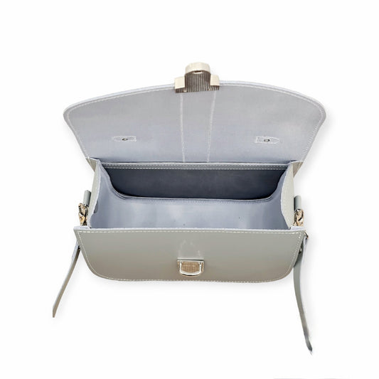 Olympia Handmade Leather Bag - Ghost Grey