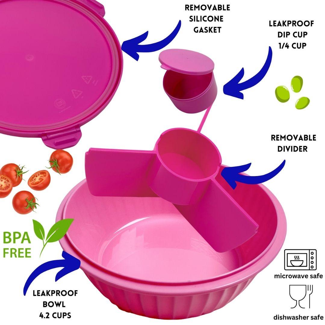 Yumbox Poke Bowl with 3 Compartment Divider - Various Colours