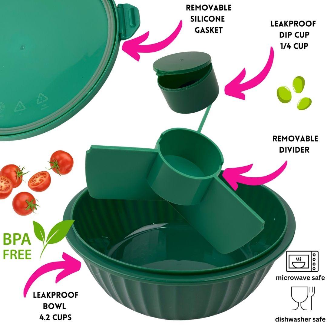 Yumbox Poke Bowl with 3 Compartment Divider - Various Colours