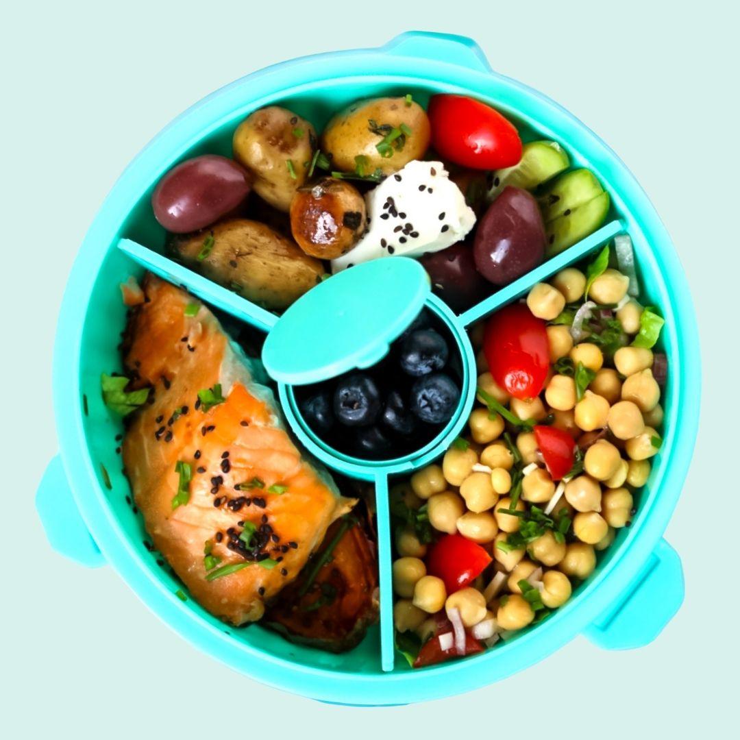 Yumbox Poke Bowl with 3 Compartment Divider - Various Colours