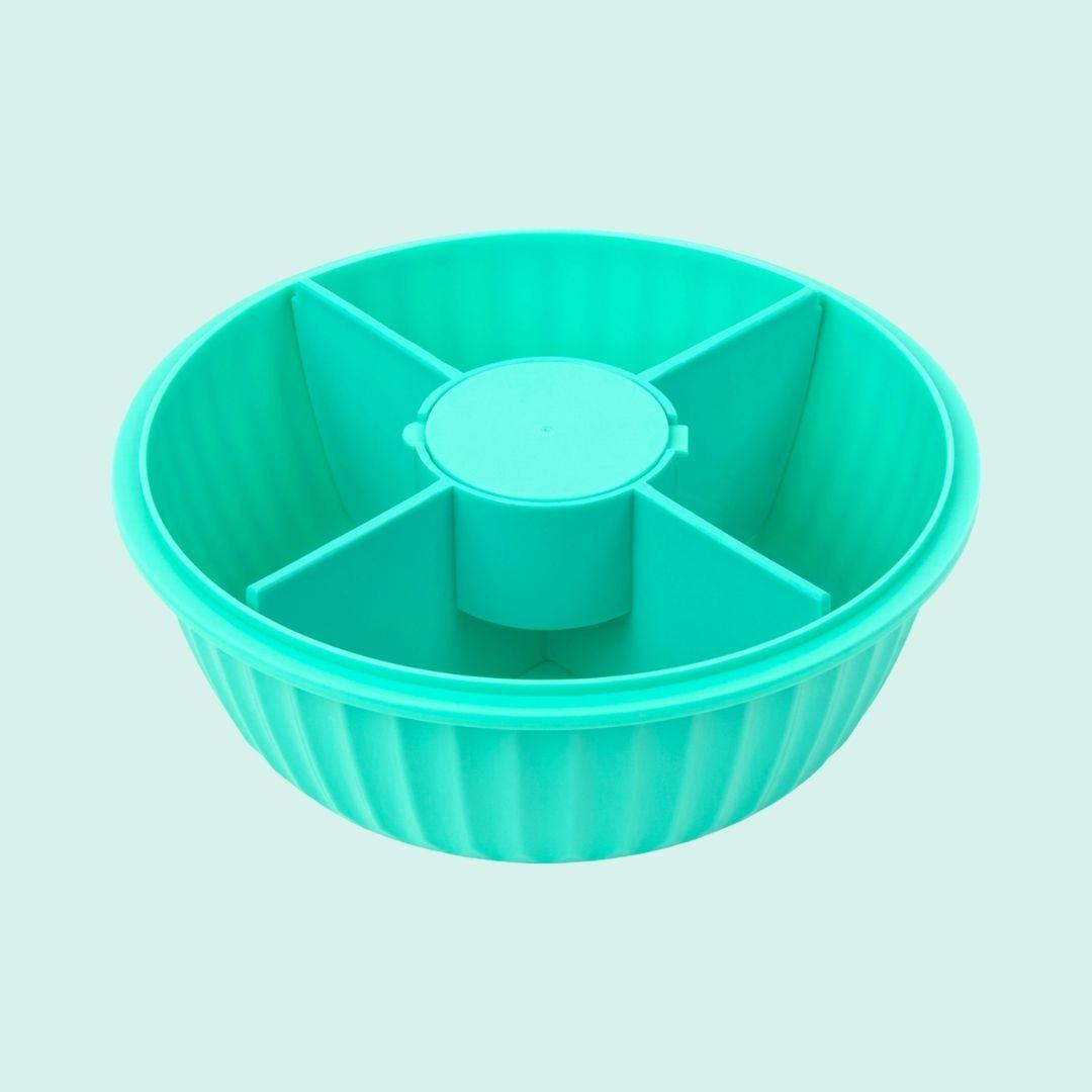 Yumbox Poke Bowl - Leakproof Salad Bowl with 4 Compartment Divider