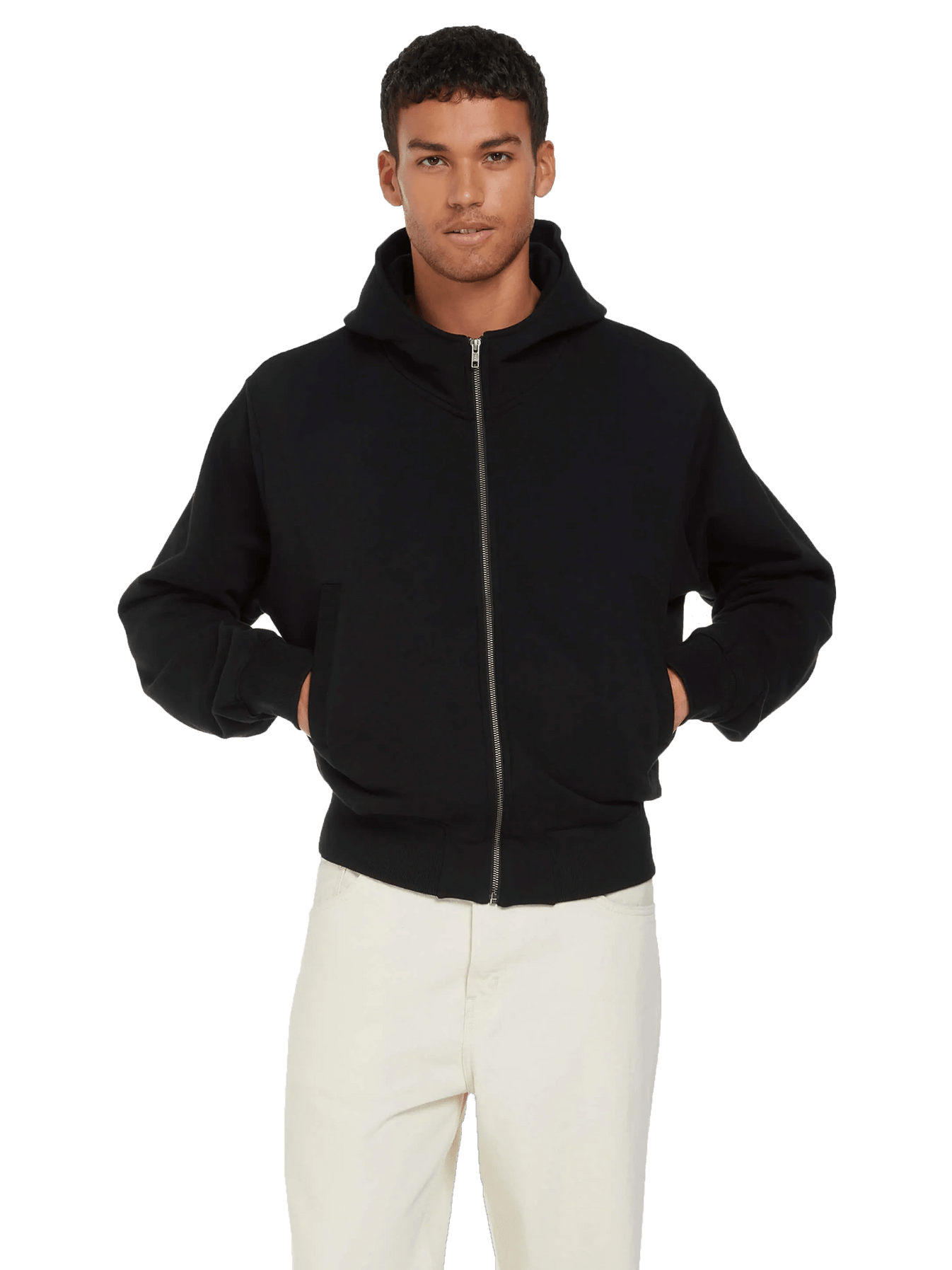 Organic Bomber Jacket Hoodie – Unisex - Bascora