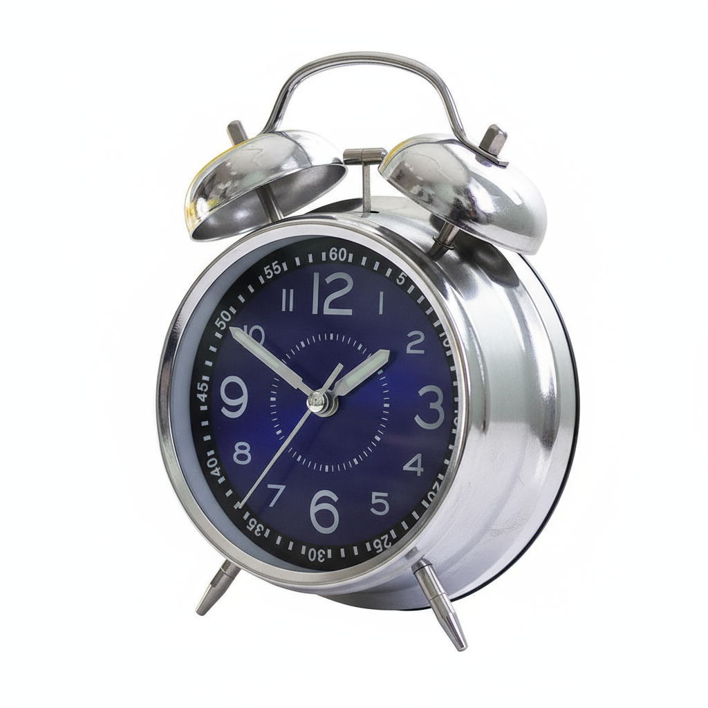 Premium Twin Bell Alarm Clock Borderless