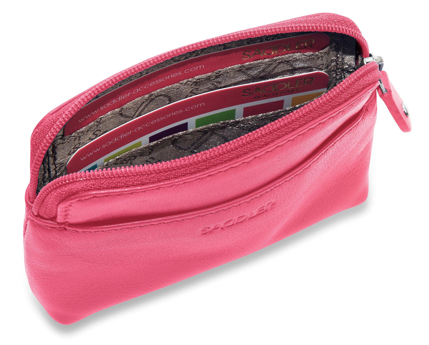 Pia RFID Leather Zip-Top Purse
