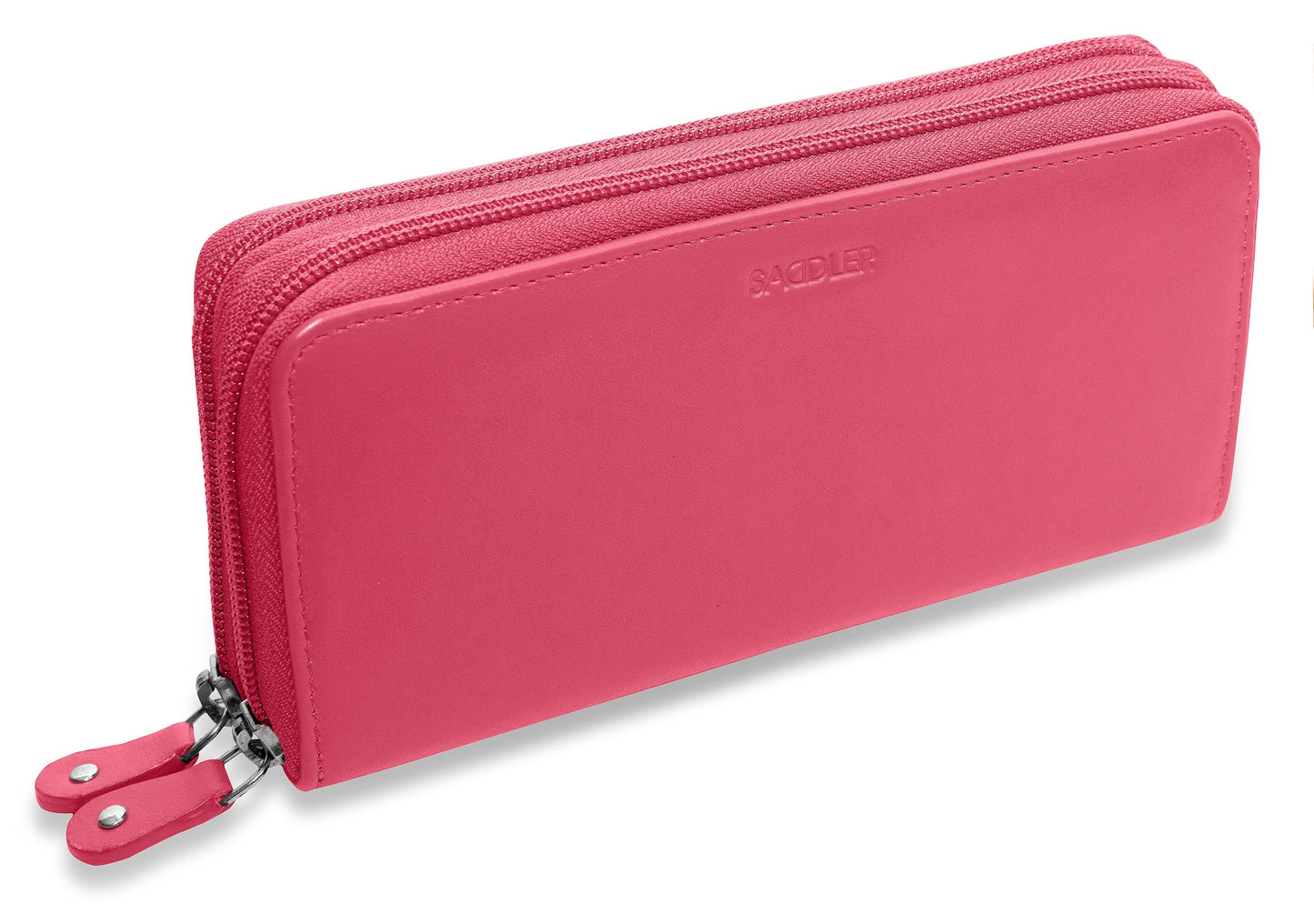 Gabriella RFID Leather Double Zip Around Purse