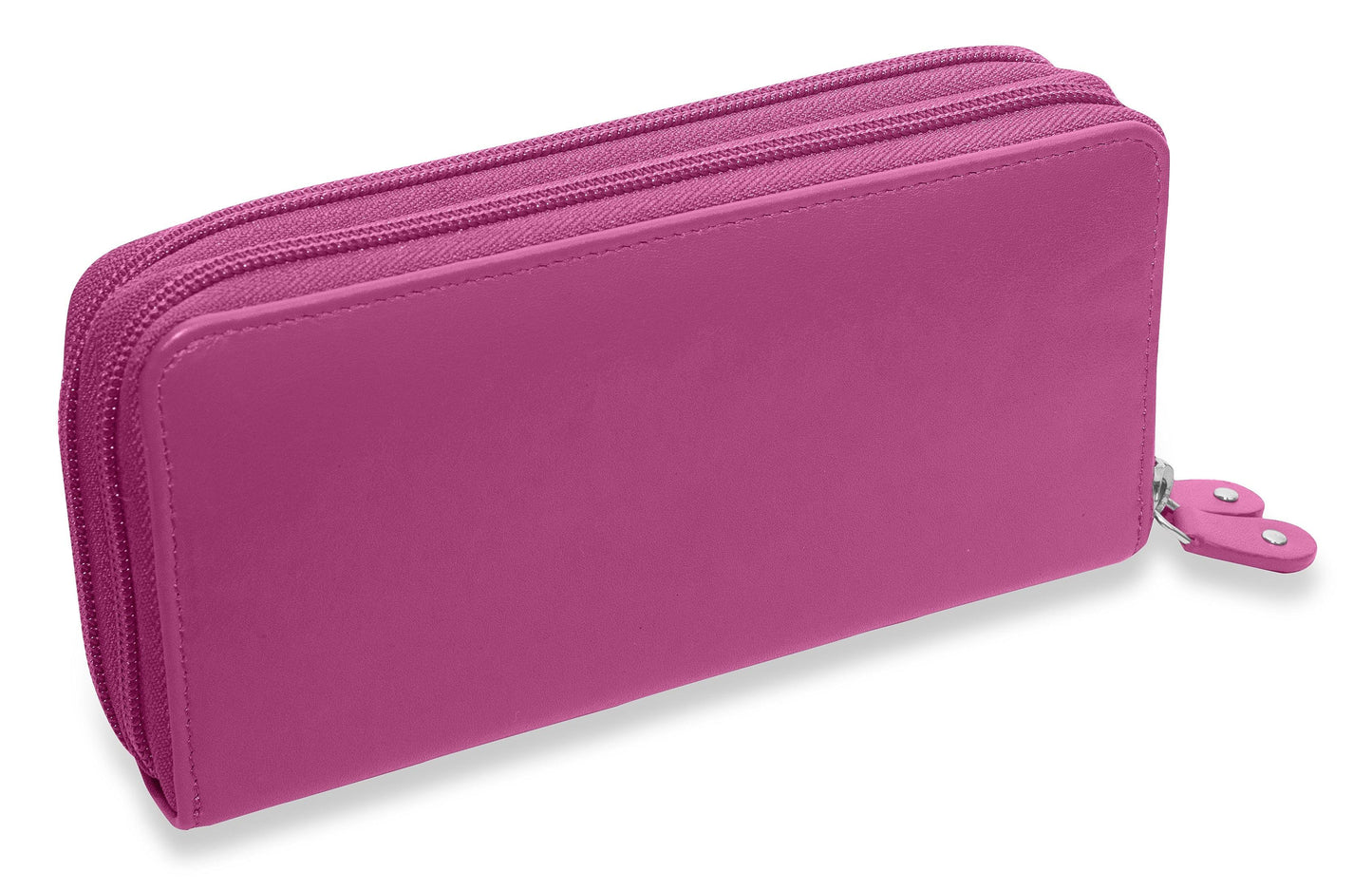 Gabriella RFID Leather Double Zip Around Purse