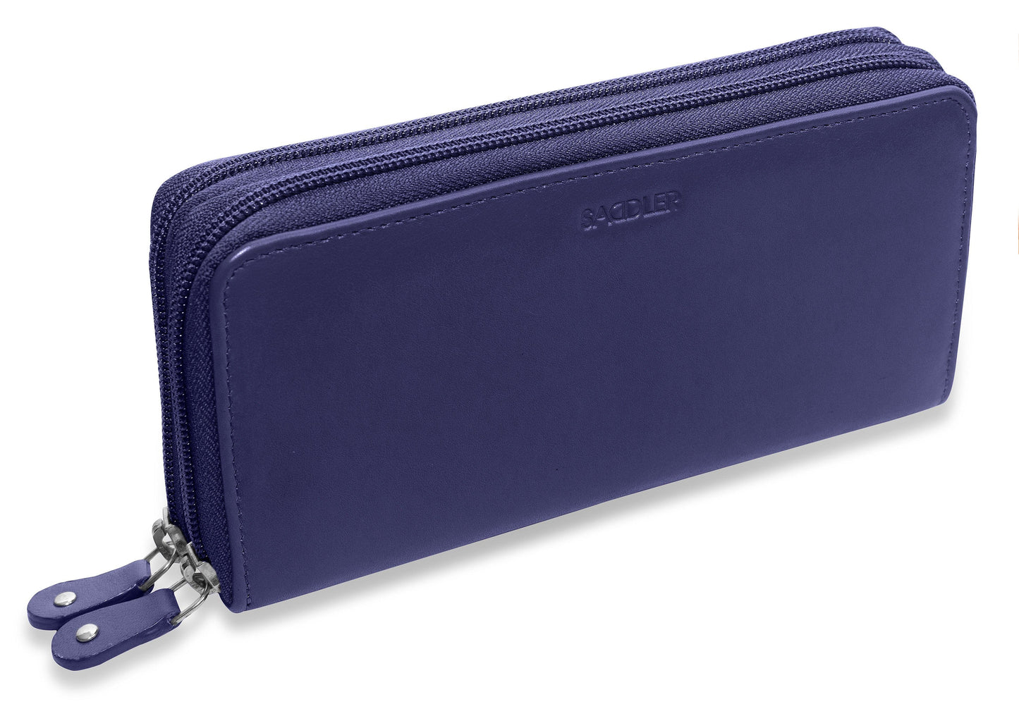 Gabriella RFID Leather Double Zip Around Purse