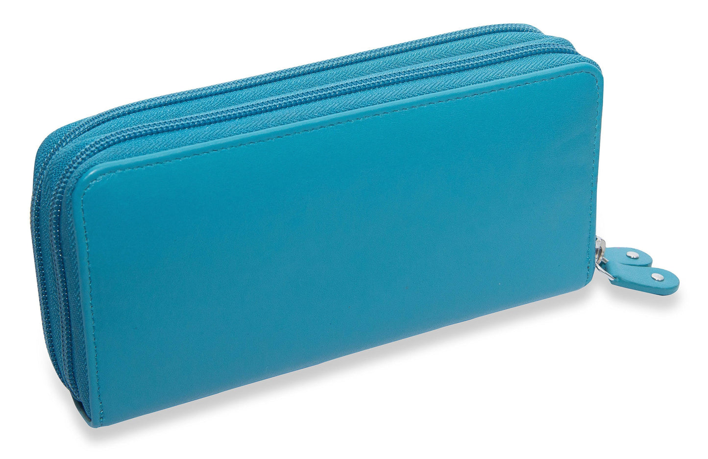 Gabriella RFID Leather Double Zip Around Purse