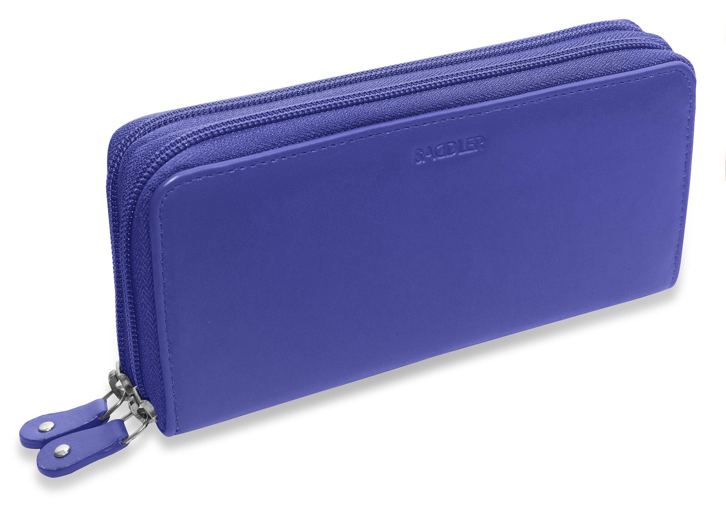 Gabriella RFID Leather Double Zip Around Purse