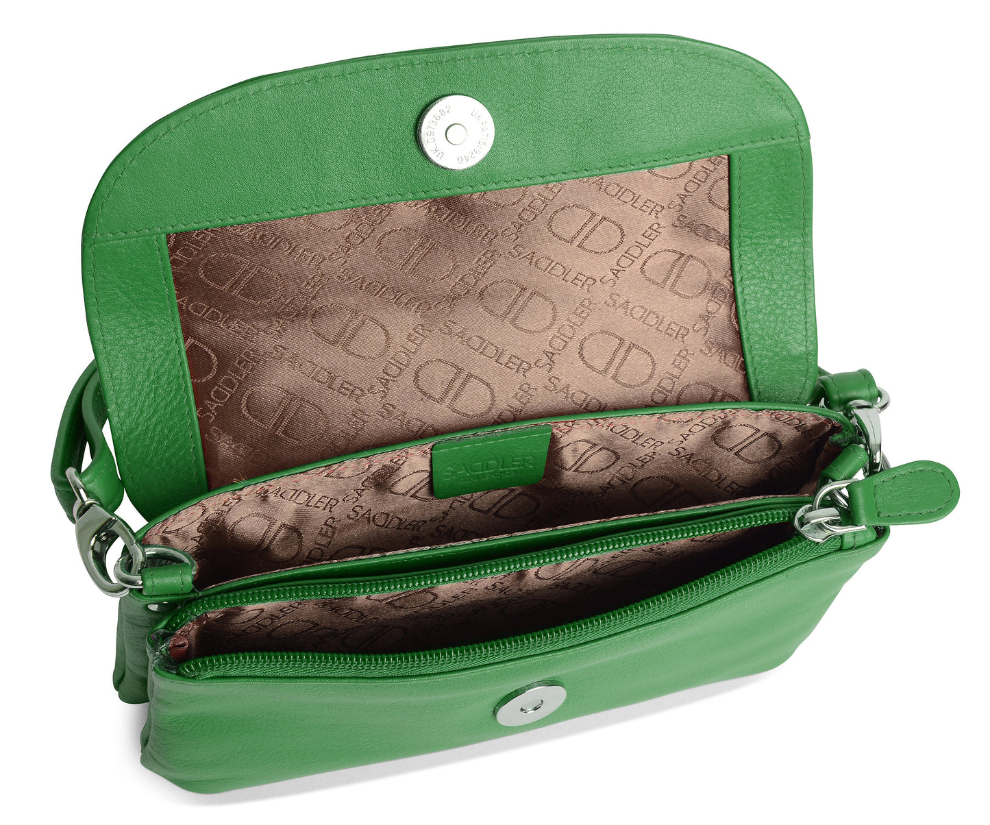Audrey Leather Crossbody Bag & Clutch