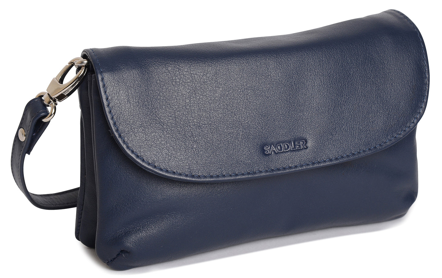 Audrey Leather Crossbody Bag & Clutch