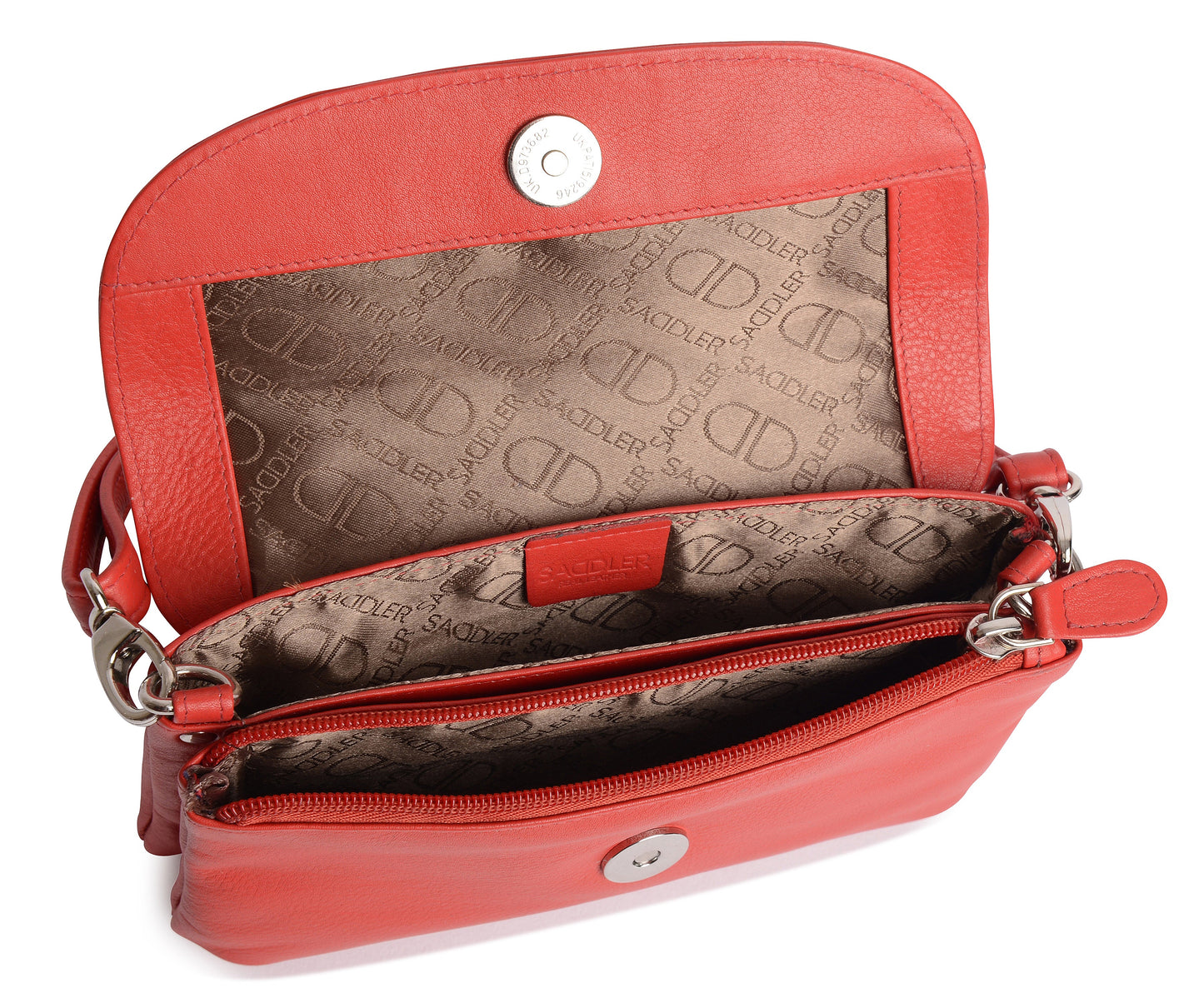 Audrey Leather Crossbody Bag & Clutch