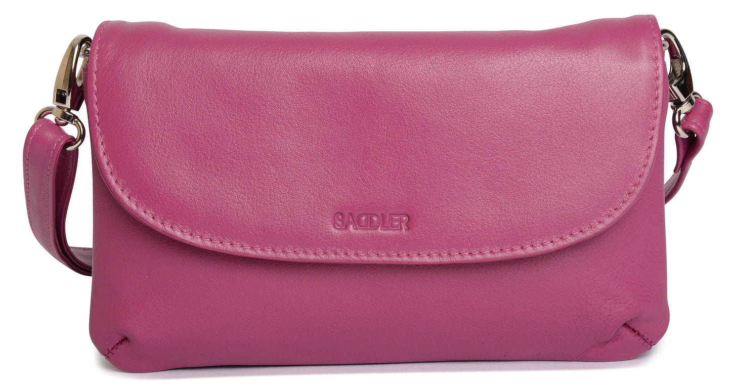 Audrey Leather Crossbody Bag & Clutch