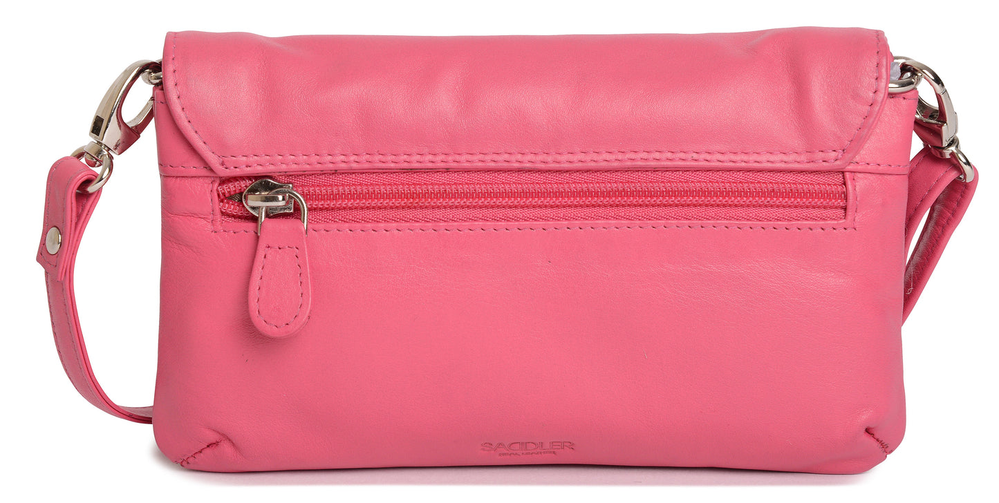 Audrey Leather Crossbody Bag & Clutch