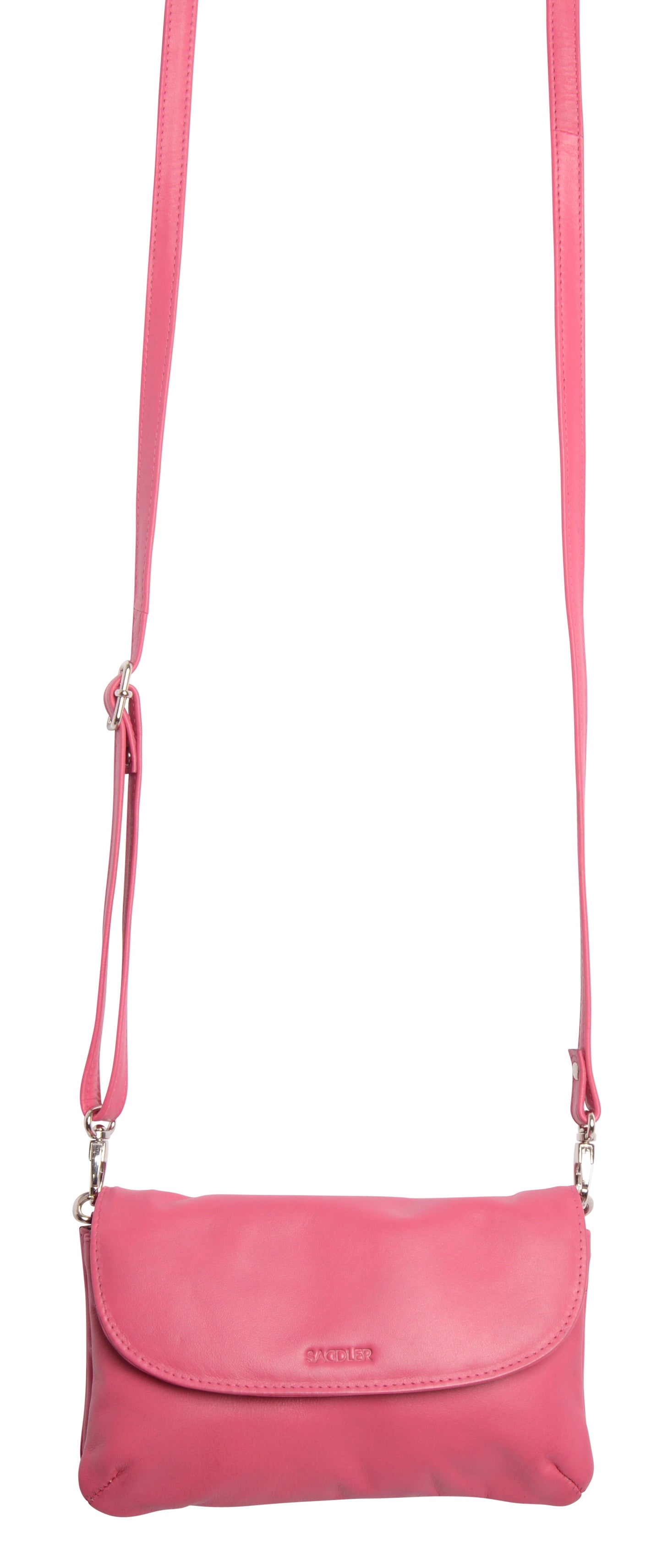 Audrey Leather Crossbody Bag & Clutch