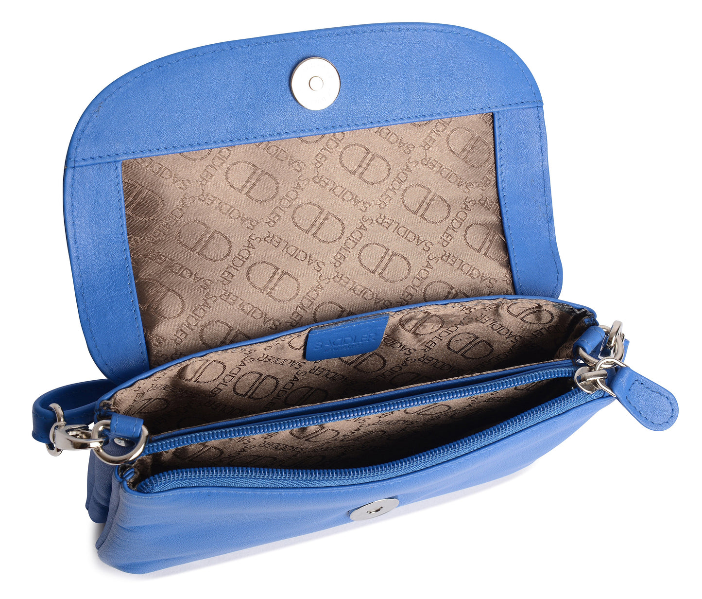 Audrey Leather Crossbody Bag & Clutch