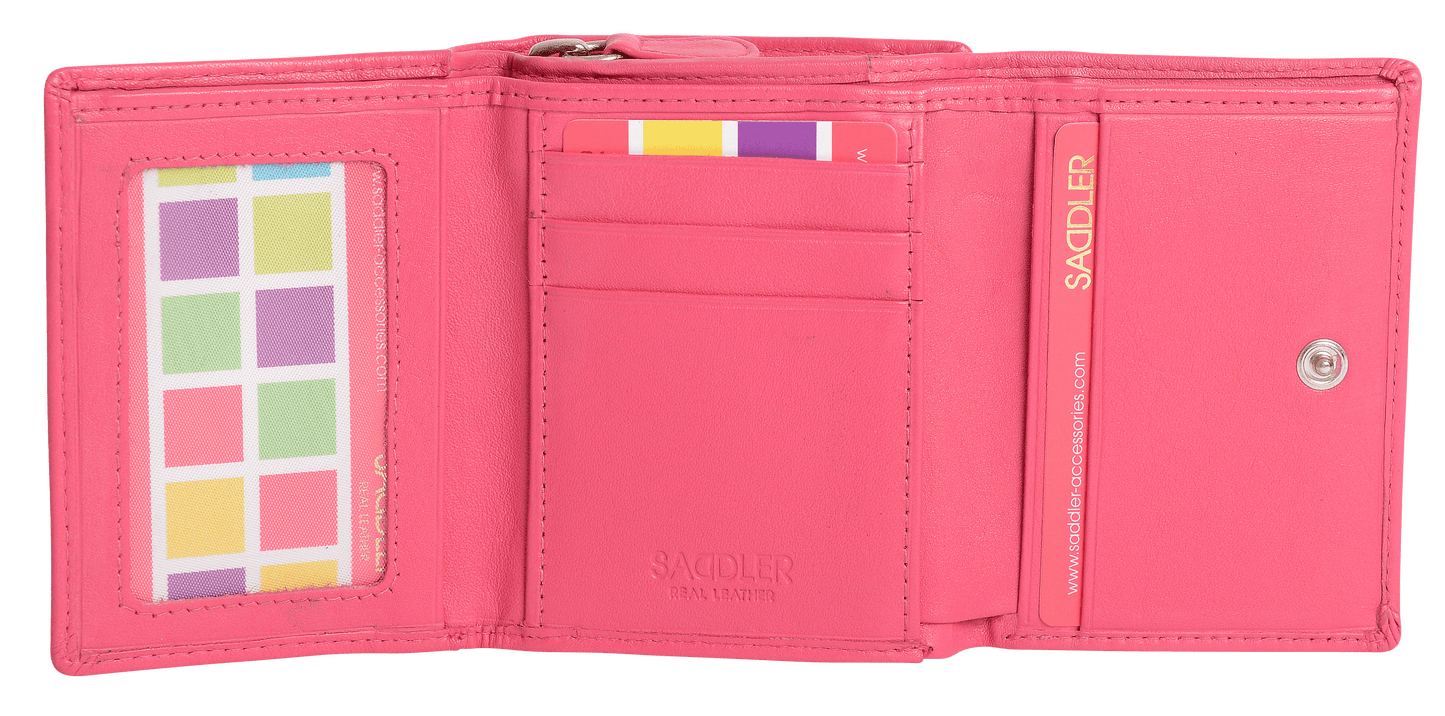 Carla RFID Leather Trifold Purse