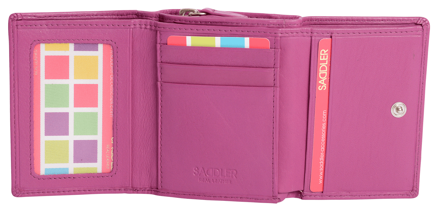 Carla RFID Leather Trifold Purse