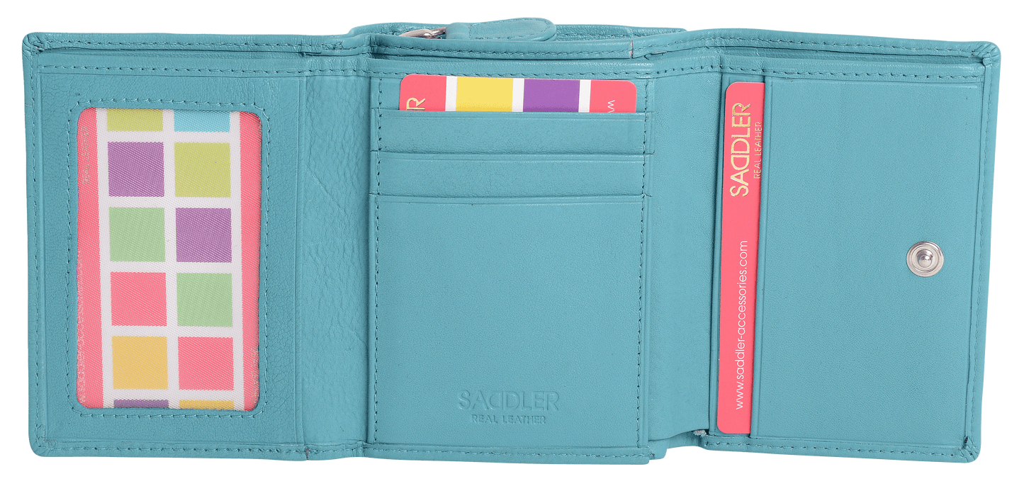 Carla RFID Leather Trifold Purse