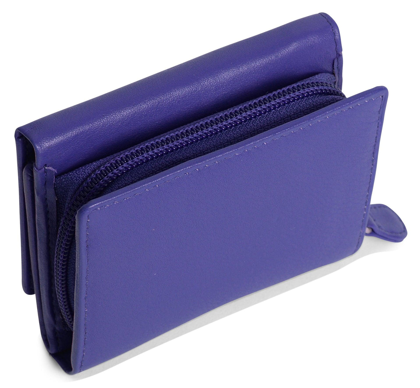Carla RFID Leather Trifold Purse