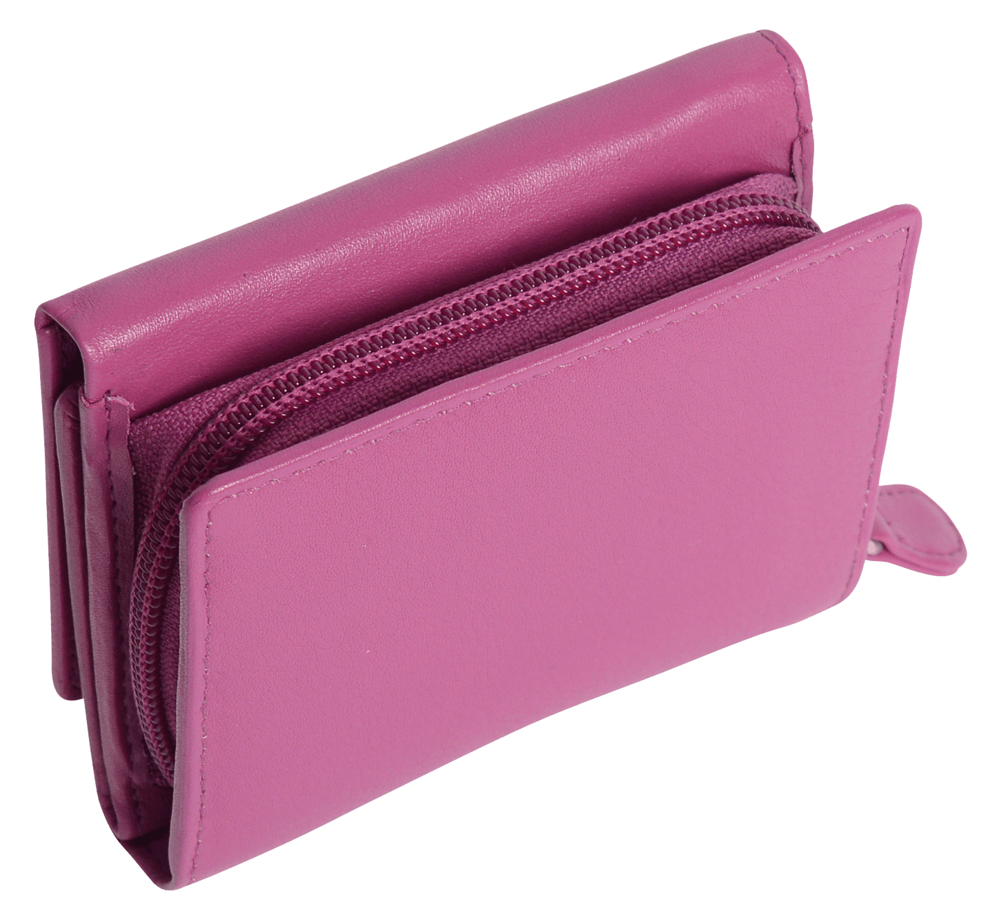 Carla RFID Leather Trifold Purse