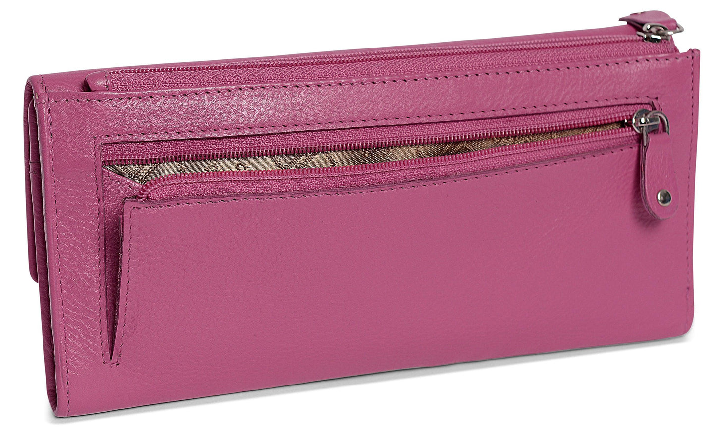 Claire RFID Leather Trifold Purse