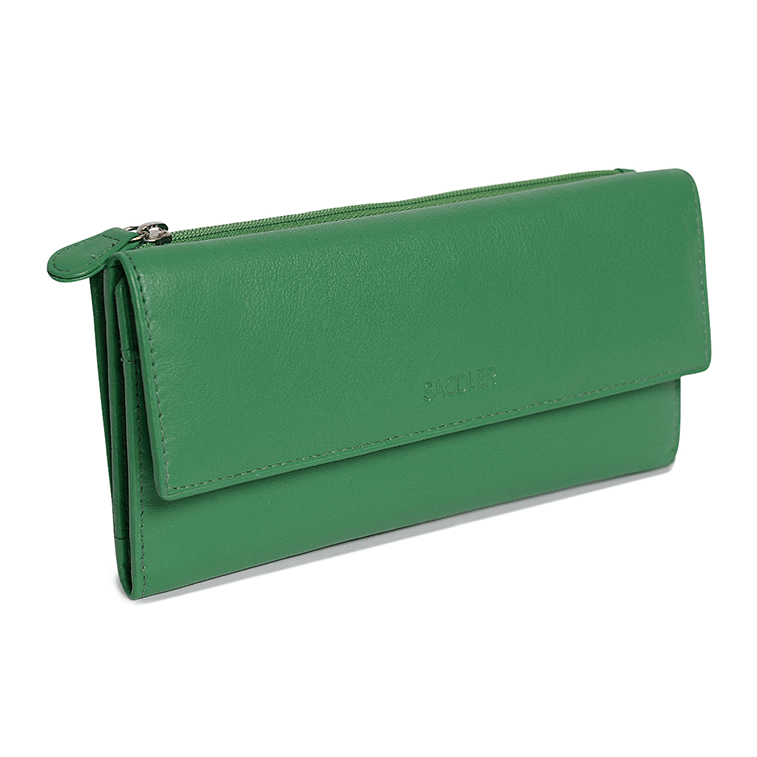 Claire RFID Leather Trifold Purse