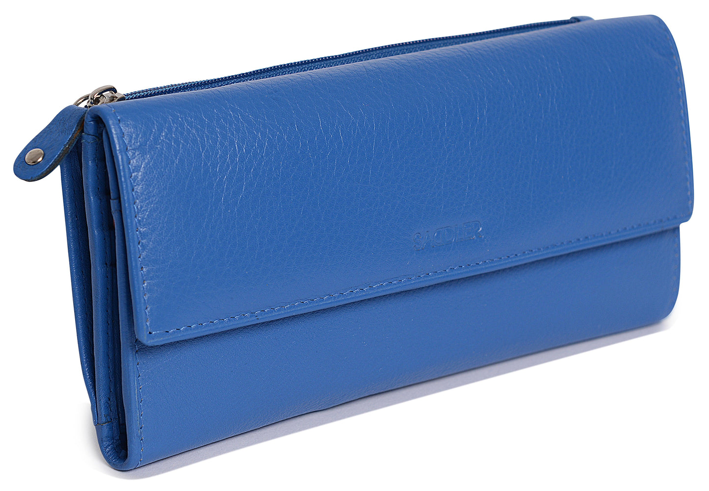 Claire RFID Leather Trifold Purse
