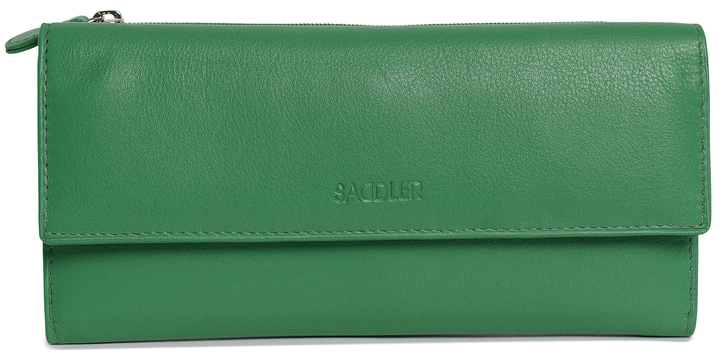 Claire RFID Leather Trifold Purse