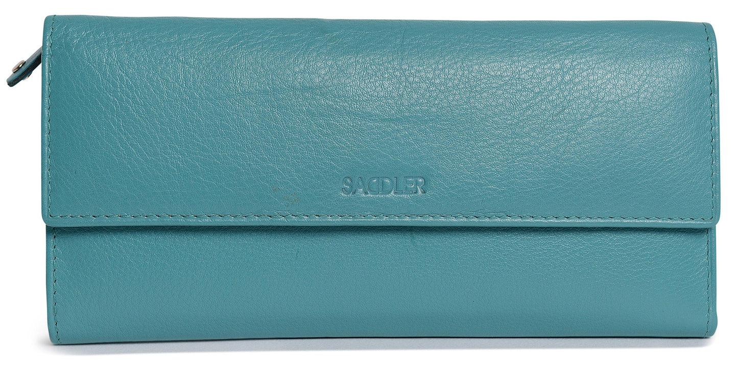 Claire RFID Leather Trifold Purse