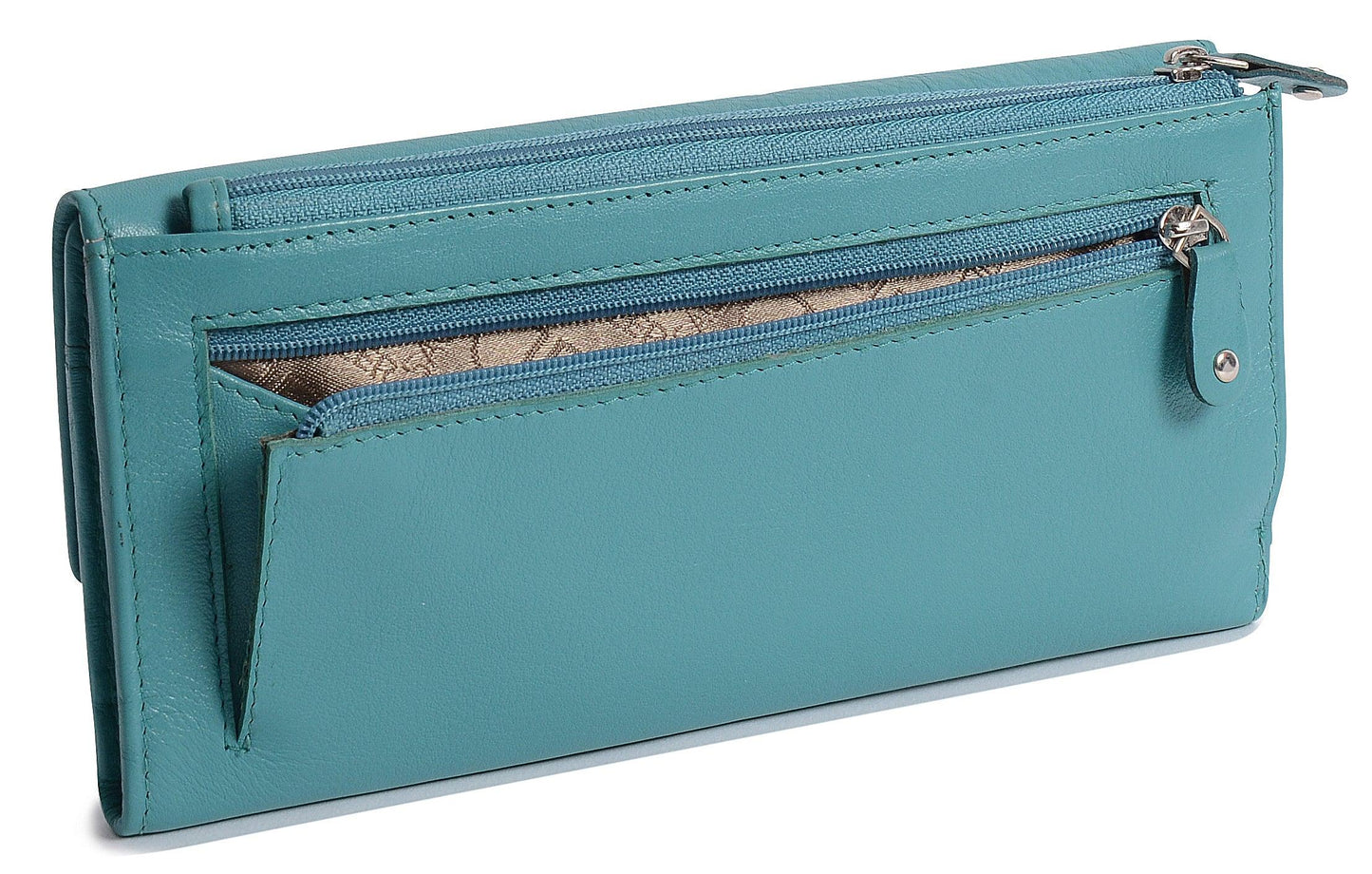 Claire RFID Leather Trifold Purse