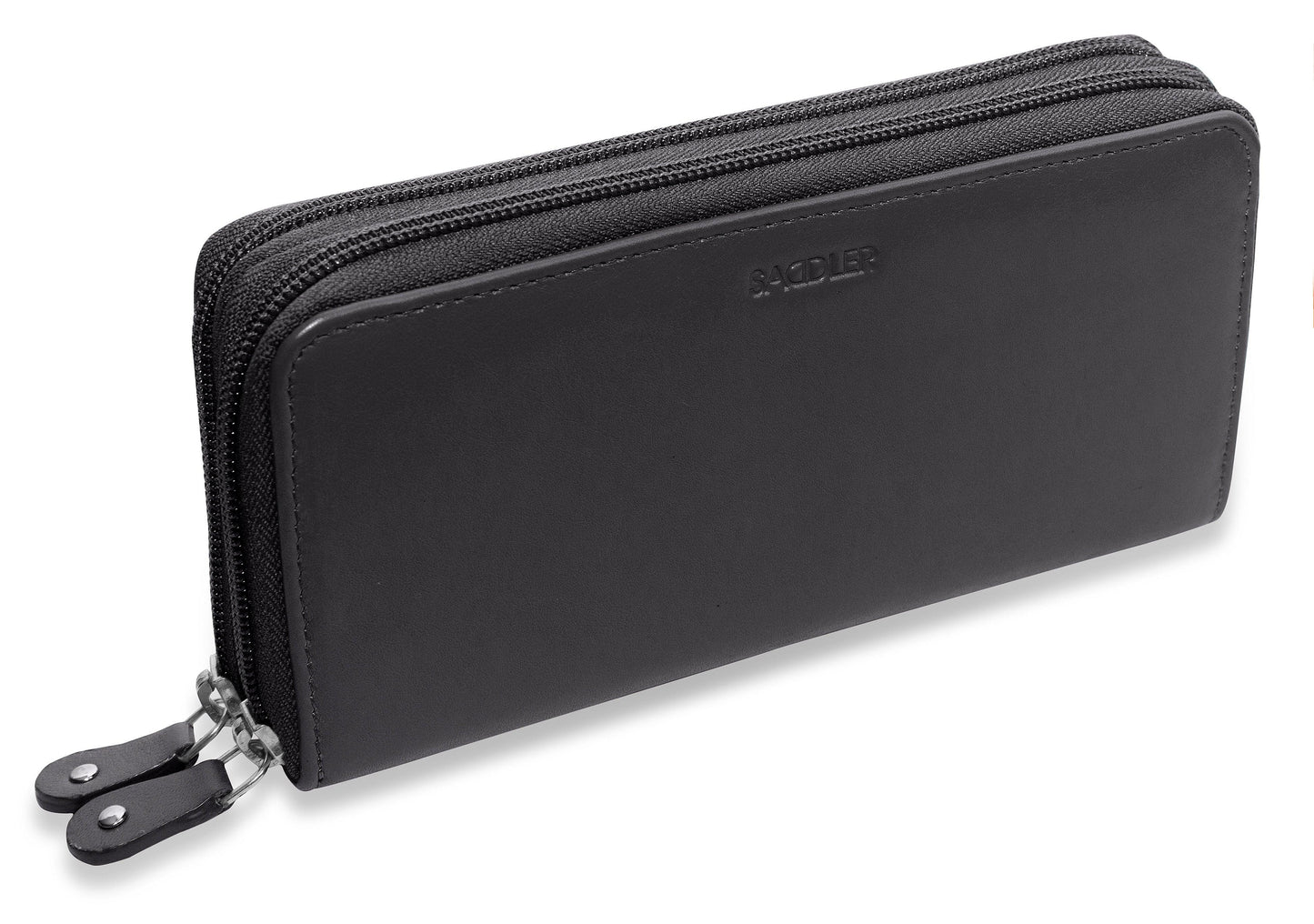 Gabriella RFID Leather Double Zip Around Purse