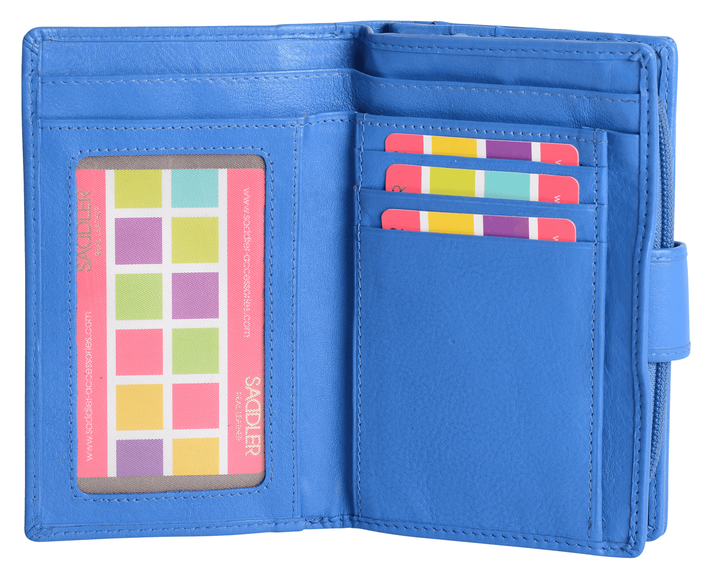 Georgie RFID Leather Double-Sided Purse