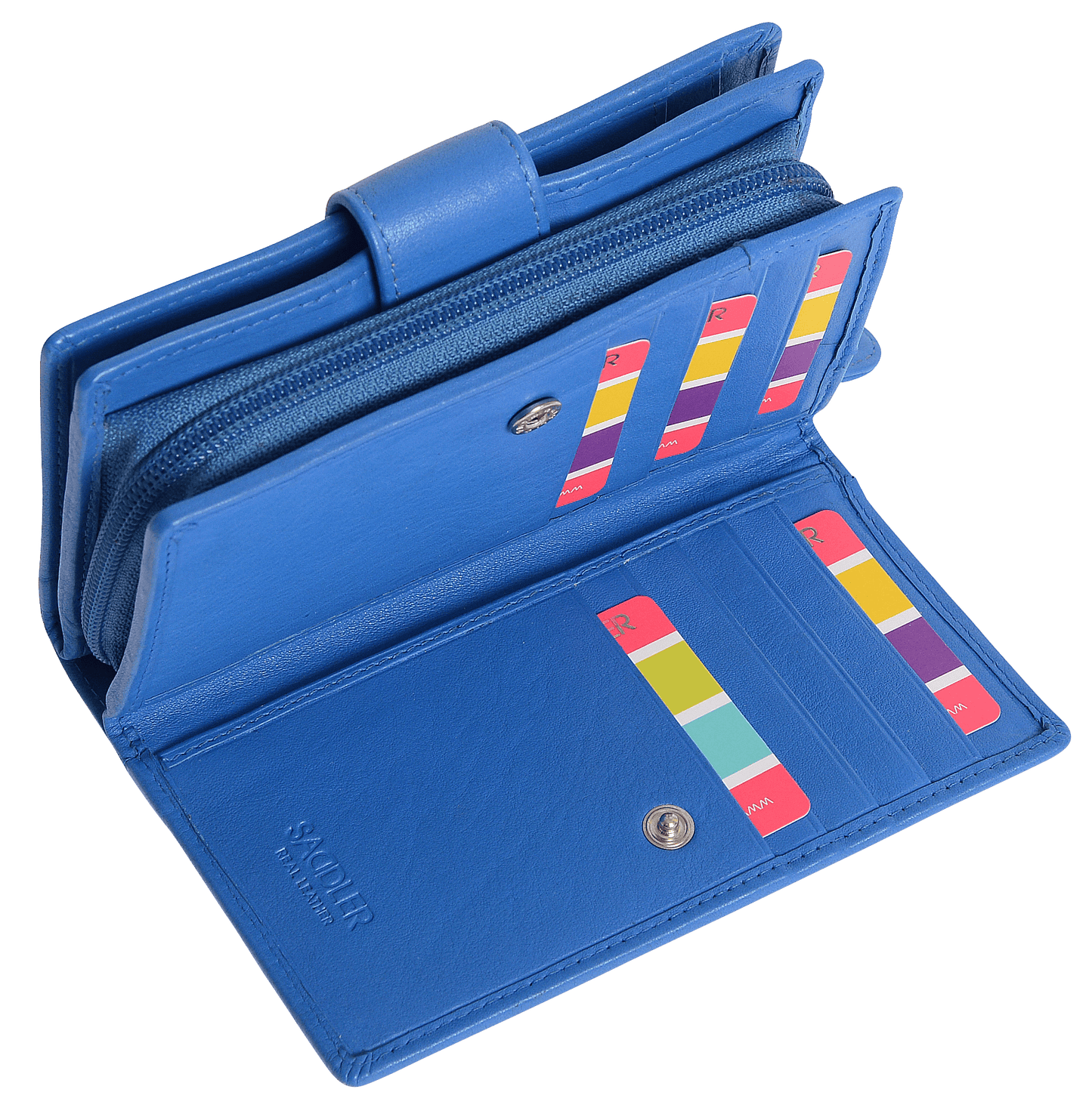 Georgie RFID Leather Double-Sided Purse