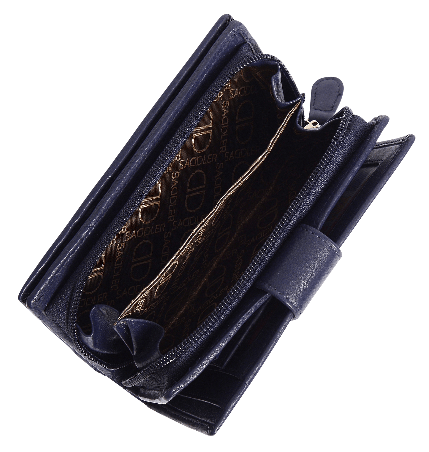 Georgie RFID Leather Double-Sided Purse