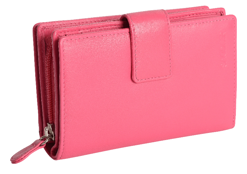 Georgie RFID Leather Double-Sided Purse