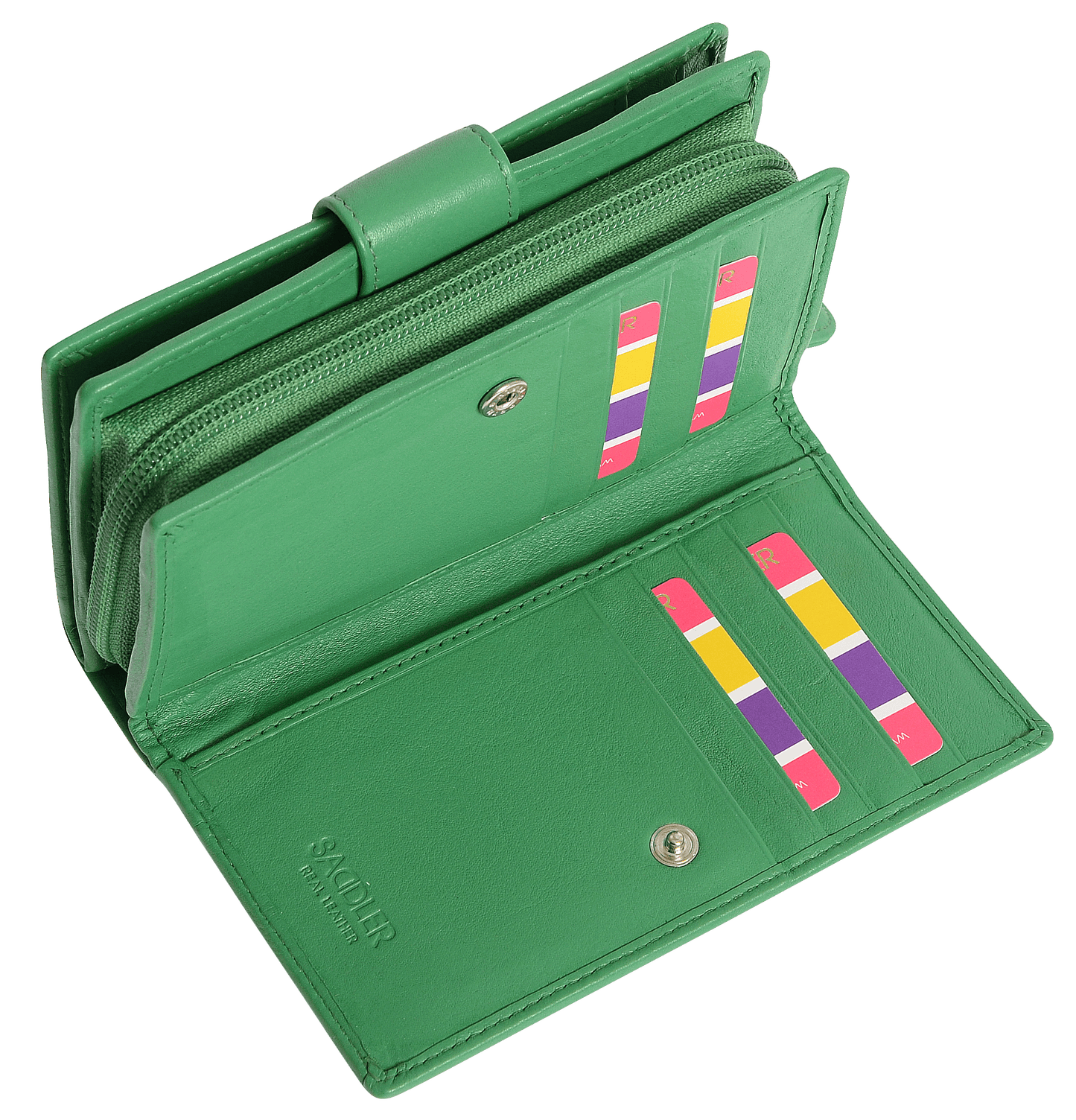 Georgie RFID Leather Double-Sided Purse