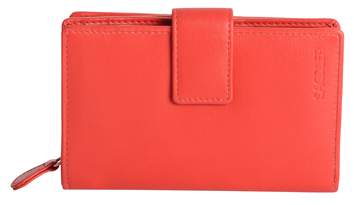 Georgie RFID Leather Double-Sided Purse